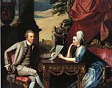 John Singleton Copley Mr. and Mrs. Ralph Izard painting